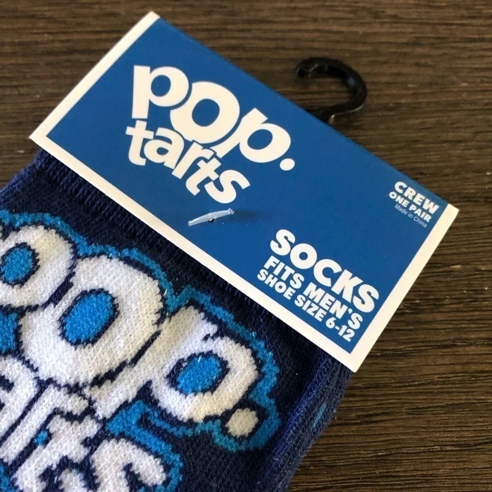 Pop Tarts men’s crew socks size 6-12